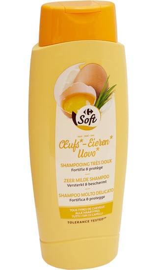 Carrefour Soft - Shampoing aux œufs (500ml)