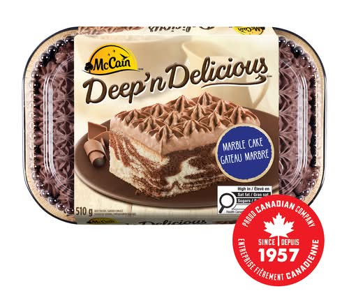 Mccain deep'n delicious gâteau marbré - deep'n delicious marble cake
