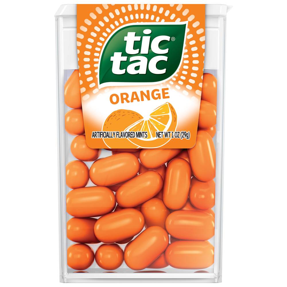 Tic Tac Orange Flavor Mints (1 oz)