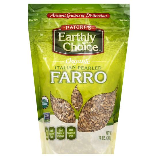 Nature's Earthly Choice Organic Italian Pearled Farro (14 oz)