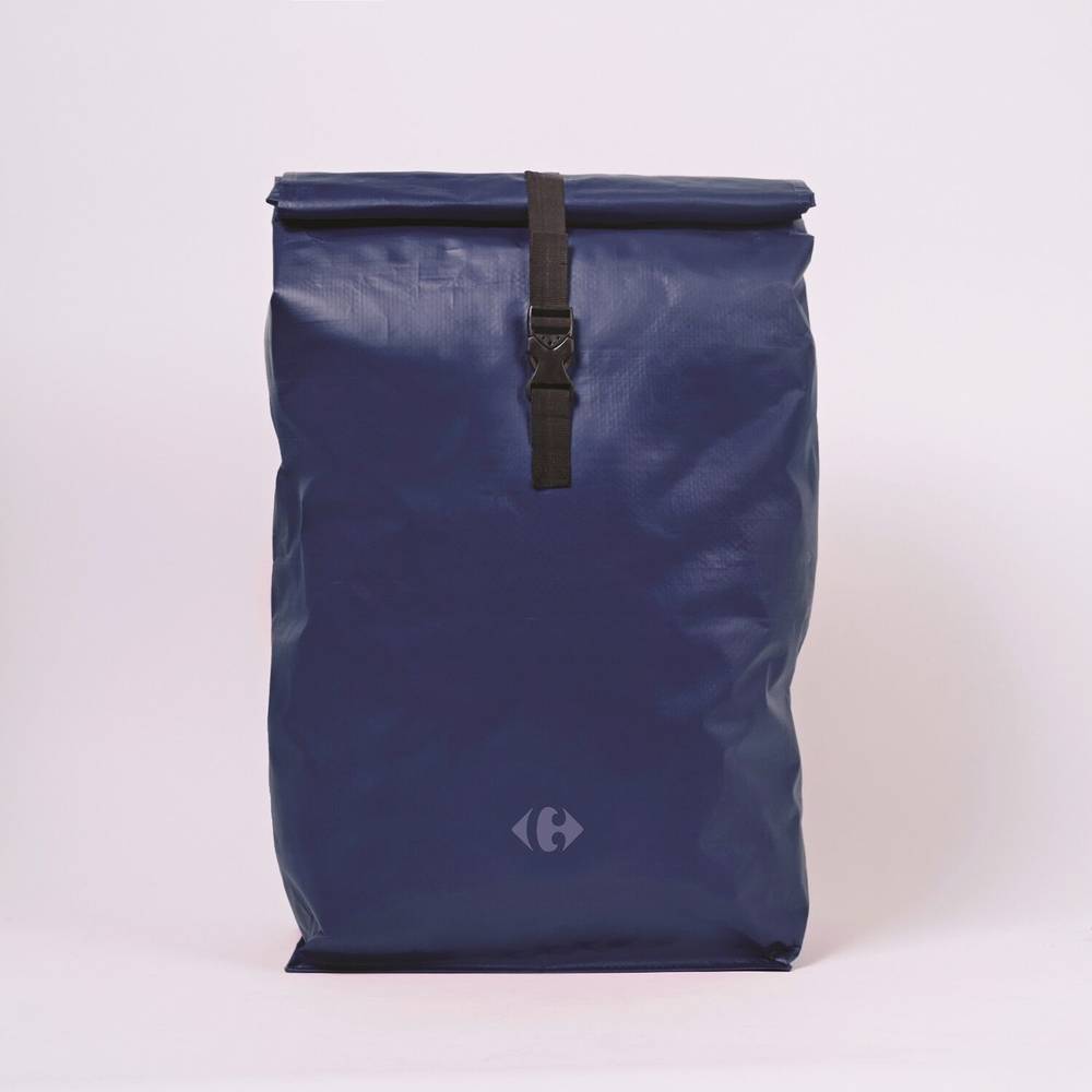 Carrefour - Sac à dos de courses 45L (bleu)