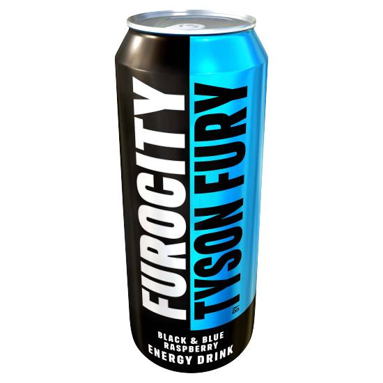 Tyson Fury Furocity Black & Blue Raspberry Energy Drink (500 ml)