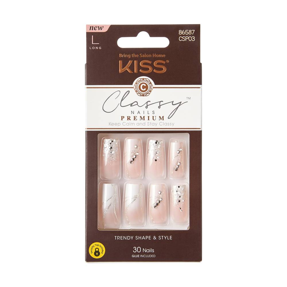 Kiss Classy Premium Long Length Fake Nails
