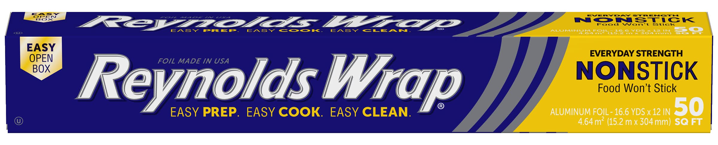 Reynolds Wrap Nonstick Aluminum Foil, 16.6yds x 12in