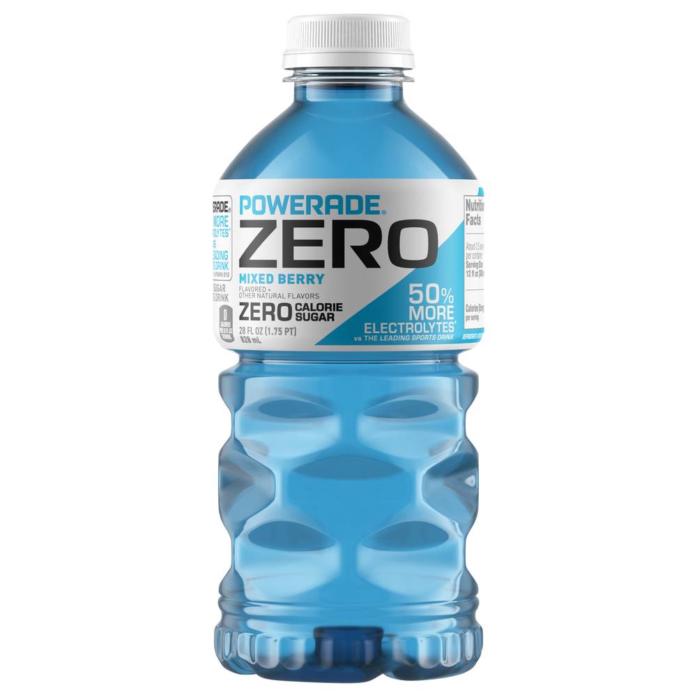 Powerade Zero Sugar Sports Drink, Mixed Berry (28 fl oz)