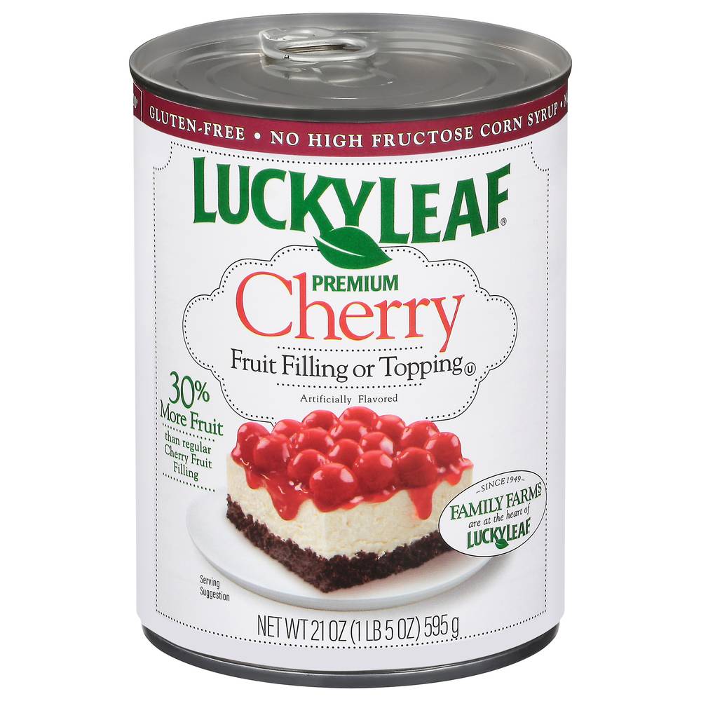 Lucky Leaf Premium Cherry Fruit Filling or Topping