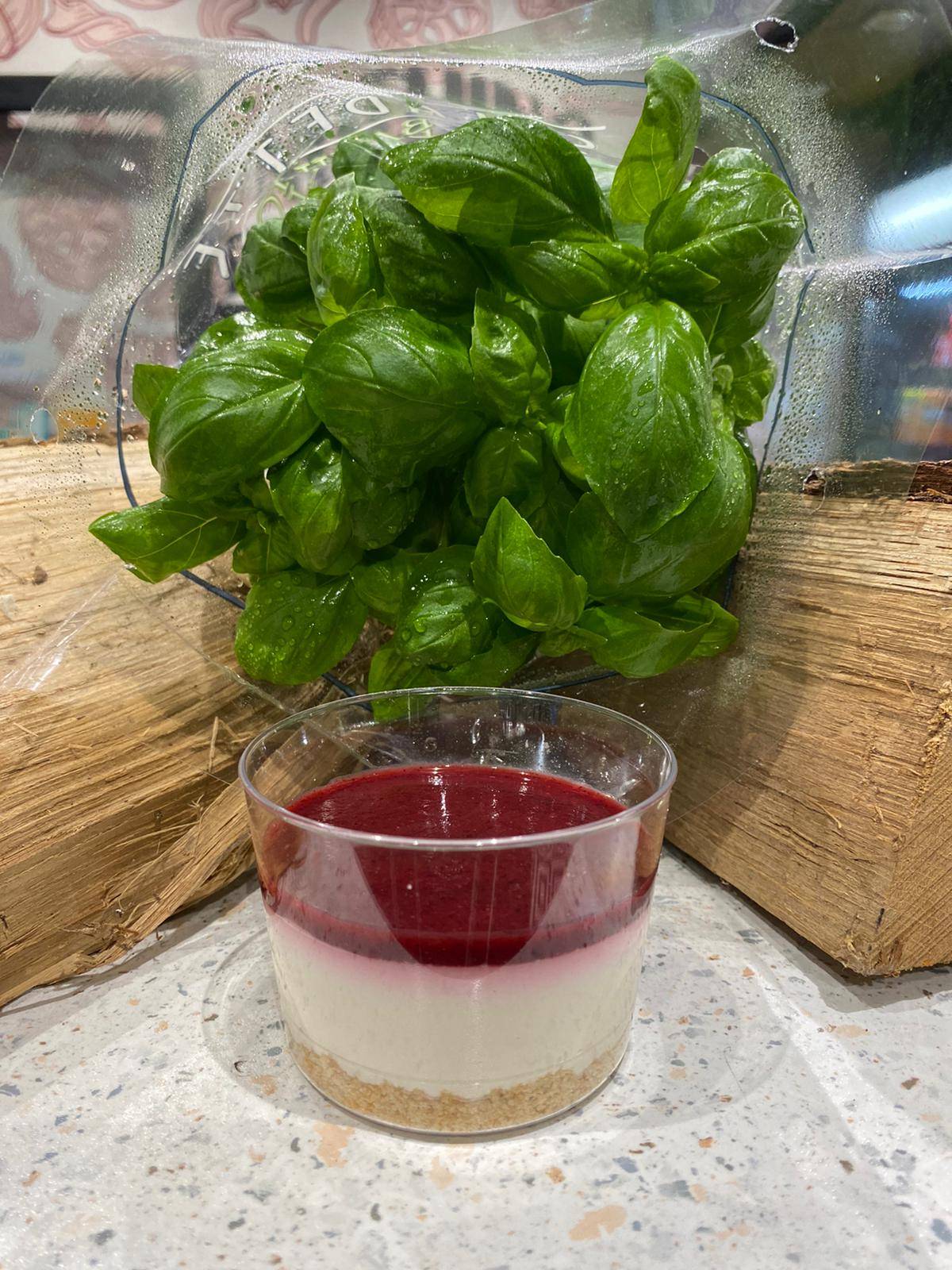 Cheesecake aux  fruits rouges