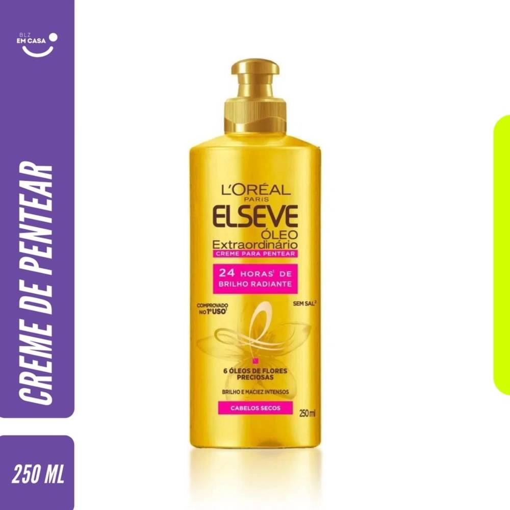 L'oréal paris creme para pentear elseve óleo extraordinário (250 ml)