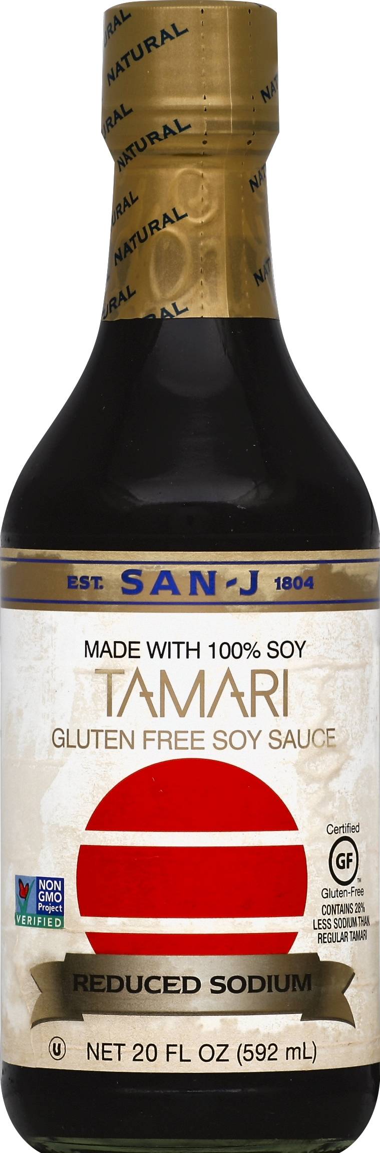 San-J Tamari Gluten Free Soy Sauce (1.31 lbs)