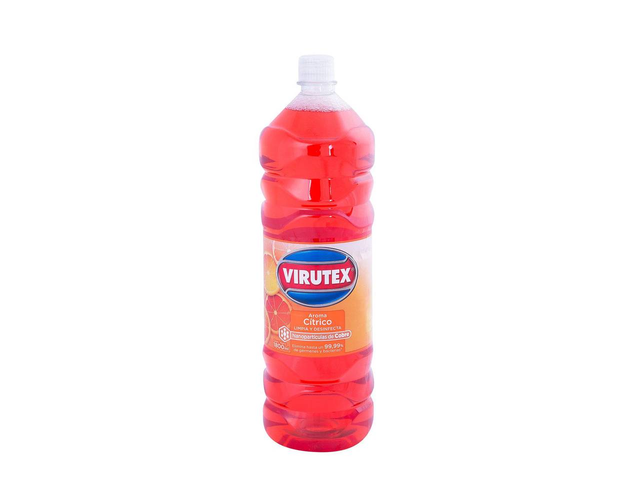 Virutex limpiador de pisos desinfectante aroma cítrico (botella 1,8 l)