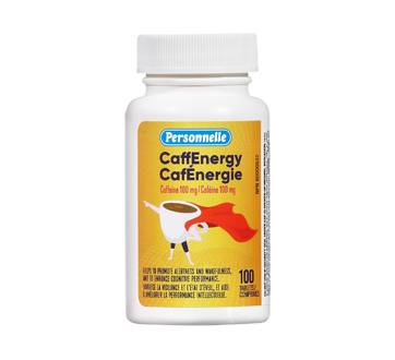 Personnelle cafénergie comprimés - caffenergy caffeine tablets 100 mg (100 units)