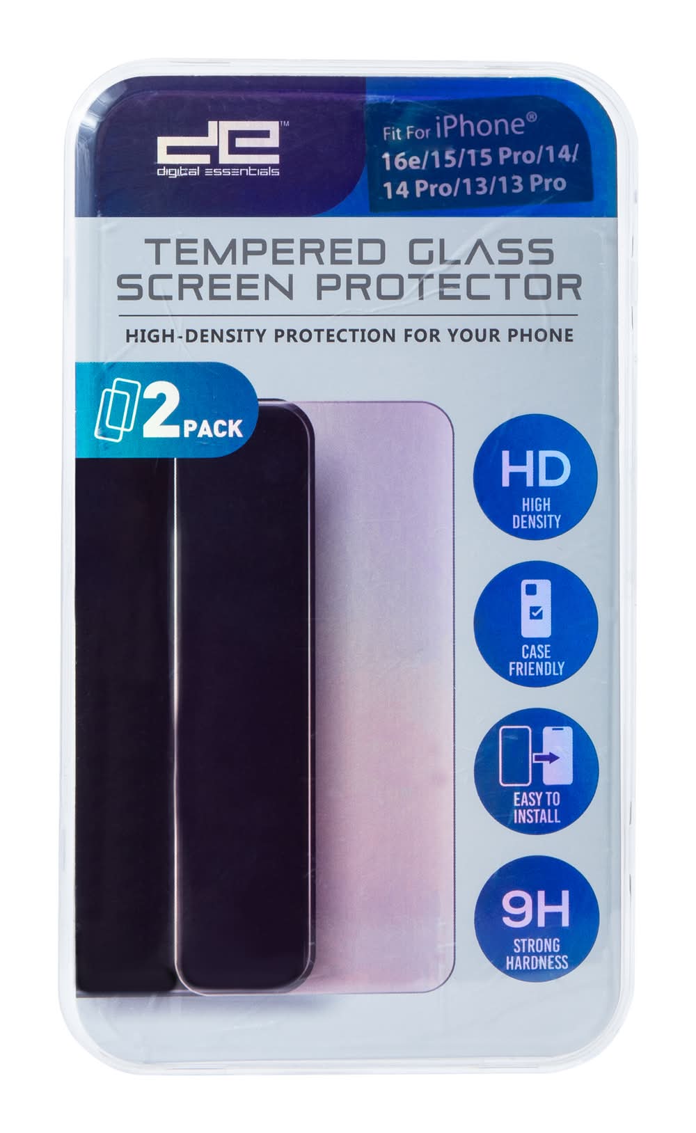 iPhone 15 Pro® Tempered Glass Screen Protector 2-Pack V2