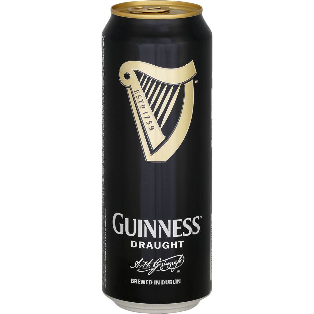 Guinness - Bière draught brune (500 ml)