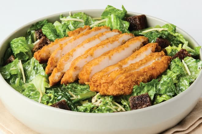 Crispy Chicken Caesar Salad