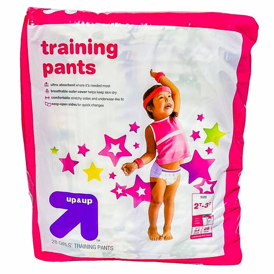 Girls' Training Pants Jumbo Pack - 2t-3t - 28ct - Up & Up™ : Target