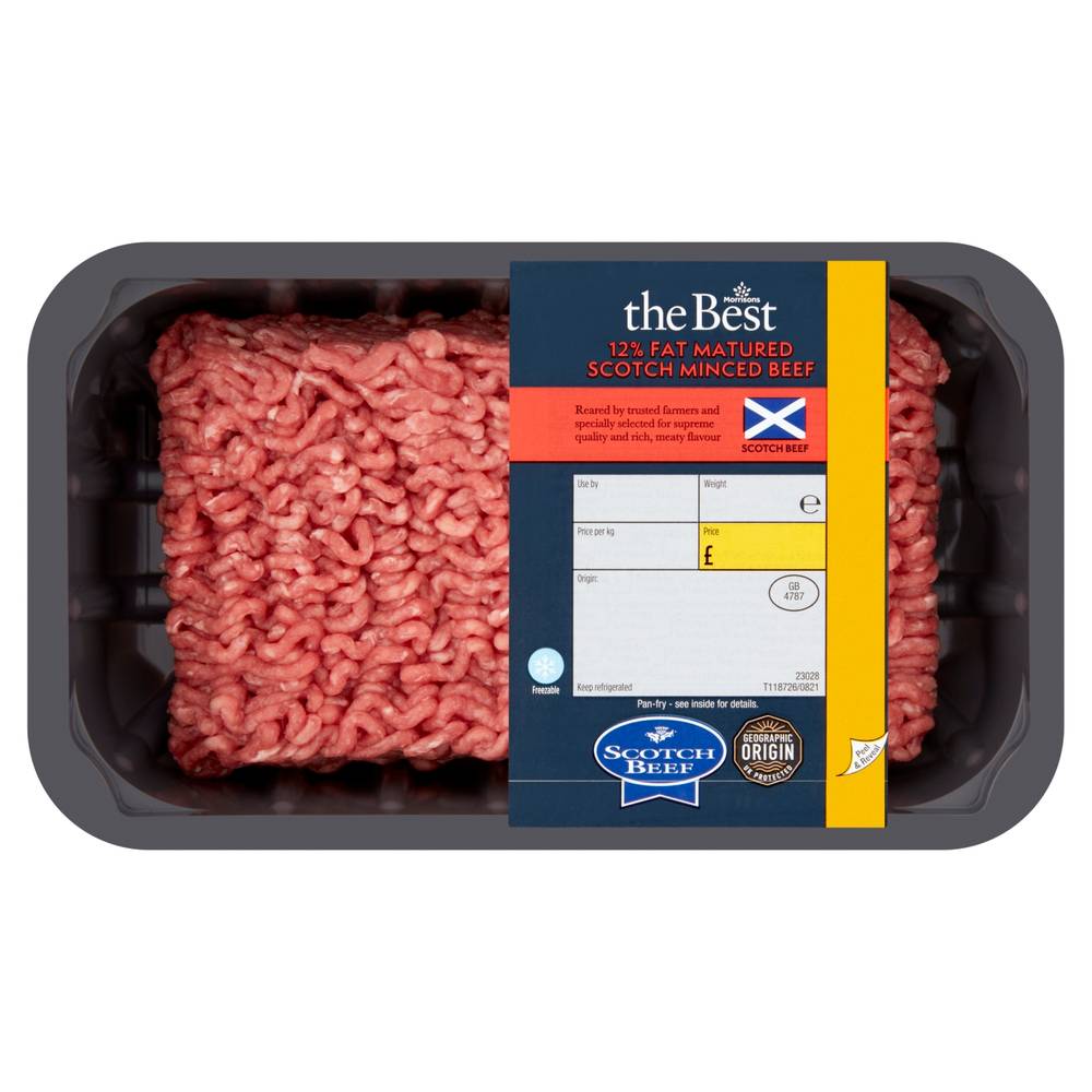 Morrisons The Best Fat Matured Scotch Minced Beef (500g)