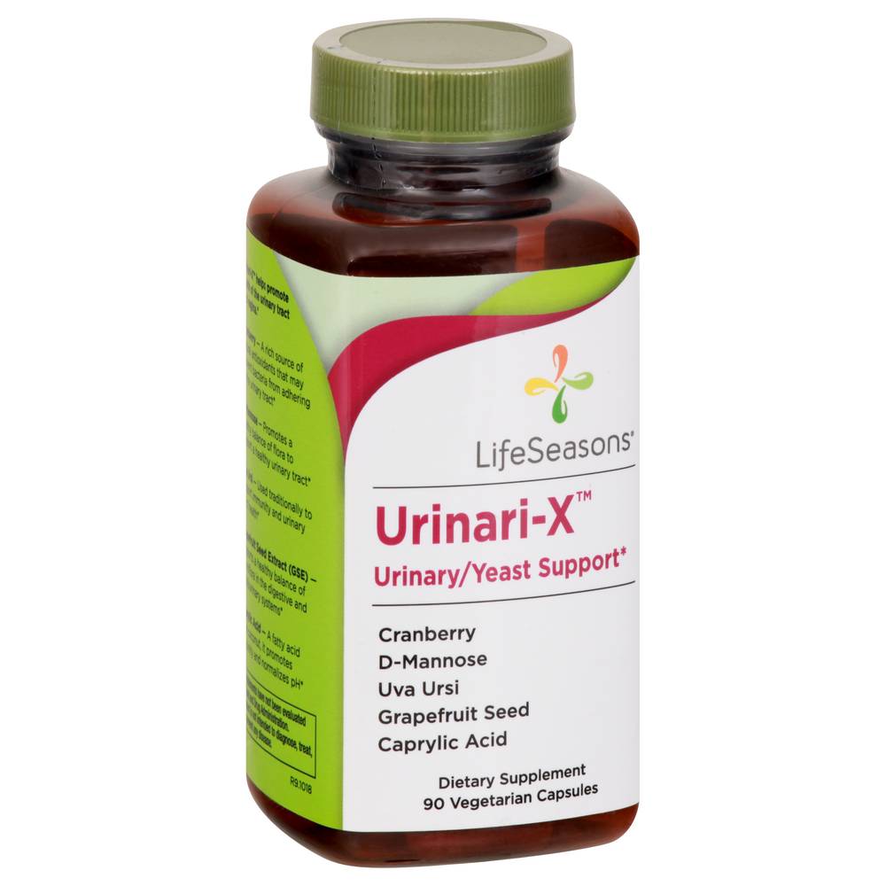 LifeSeasons Urinari-X Yeast Support Vegetarian Capsules (2.9 oz, 90 ct)