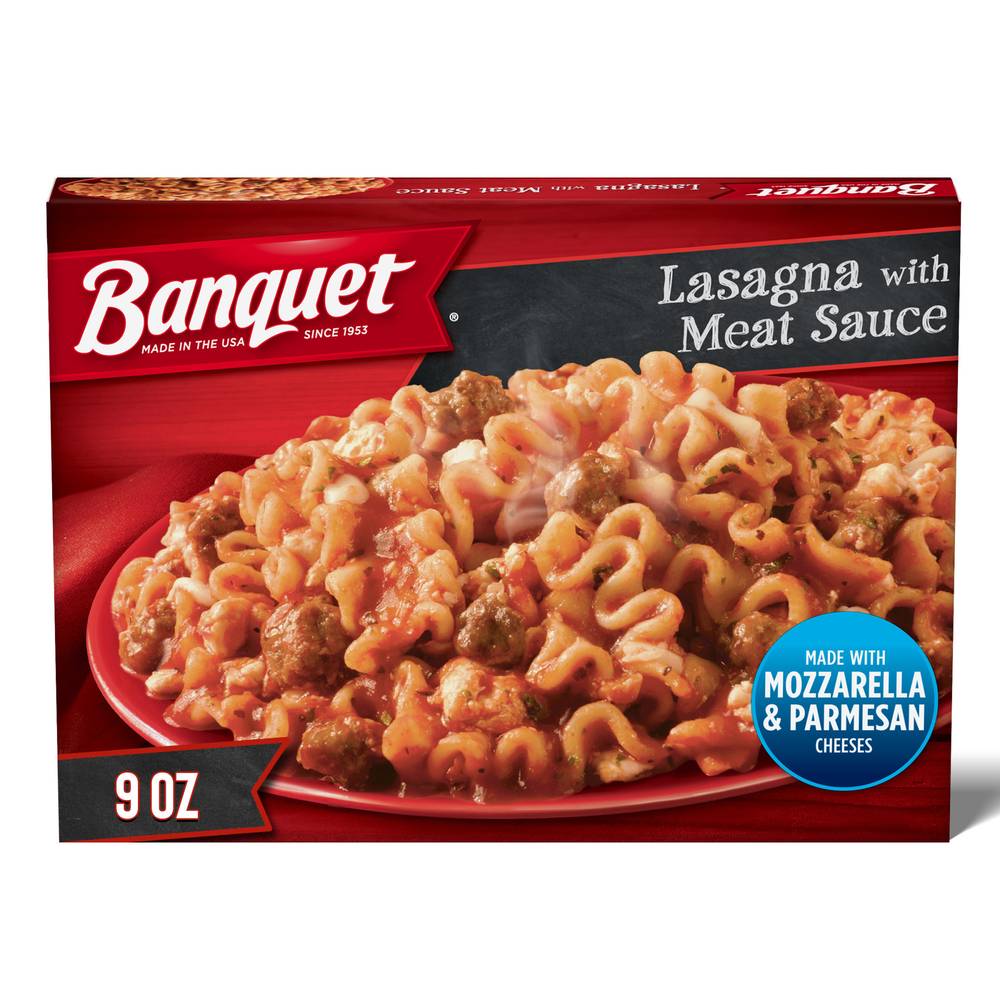 Banquet Lasagna With Meat Sauce (9 oz)