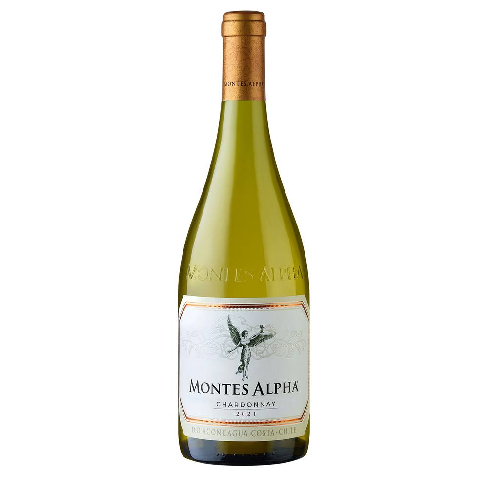 Montes alpha vino chardonnay (botella 750 ml)