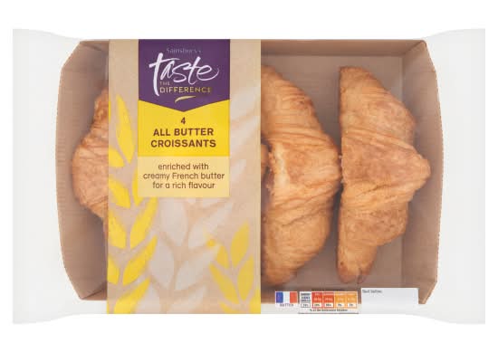Sainsbury's Taste the Difference All Butter Croissants (4 pack)