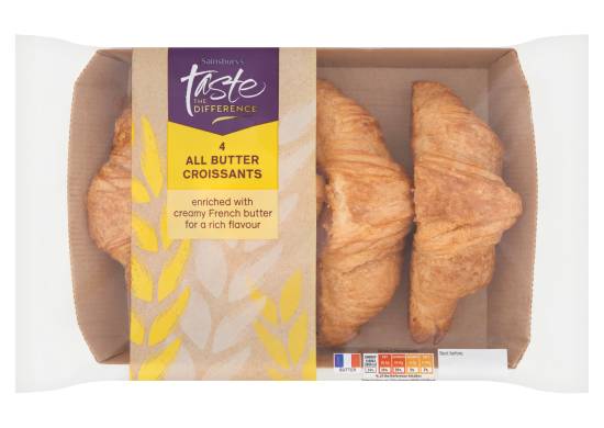 Sainsbury's Taste the Difference All Butter Croissants (4 pack)