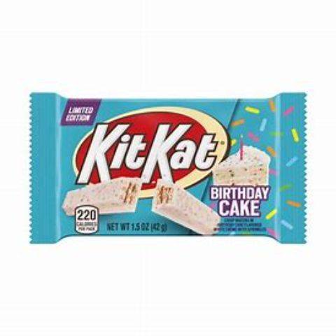 Kit Kat Wafer Candy Bar Birthday Cake Creme With Sprinkles