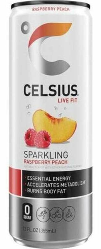 Celsius Raspberry Peach 12oz