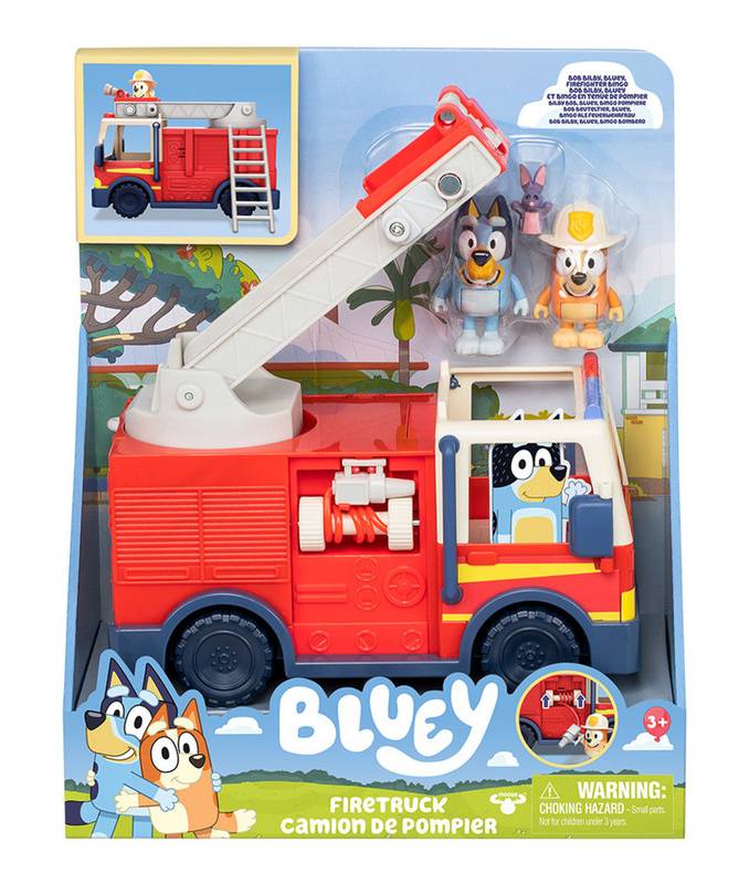 BLUEY · Camión de bomberos de juguete