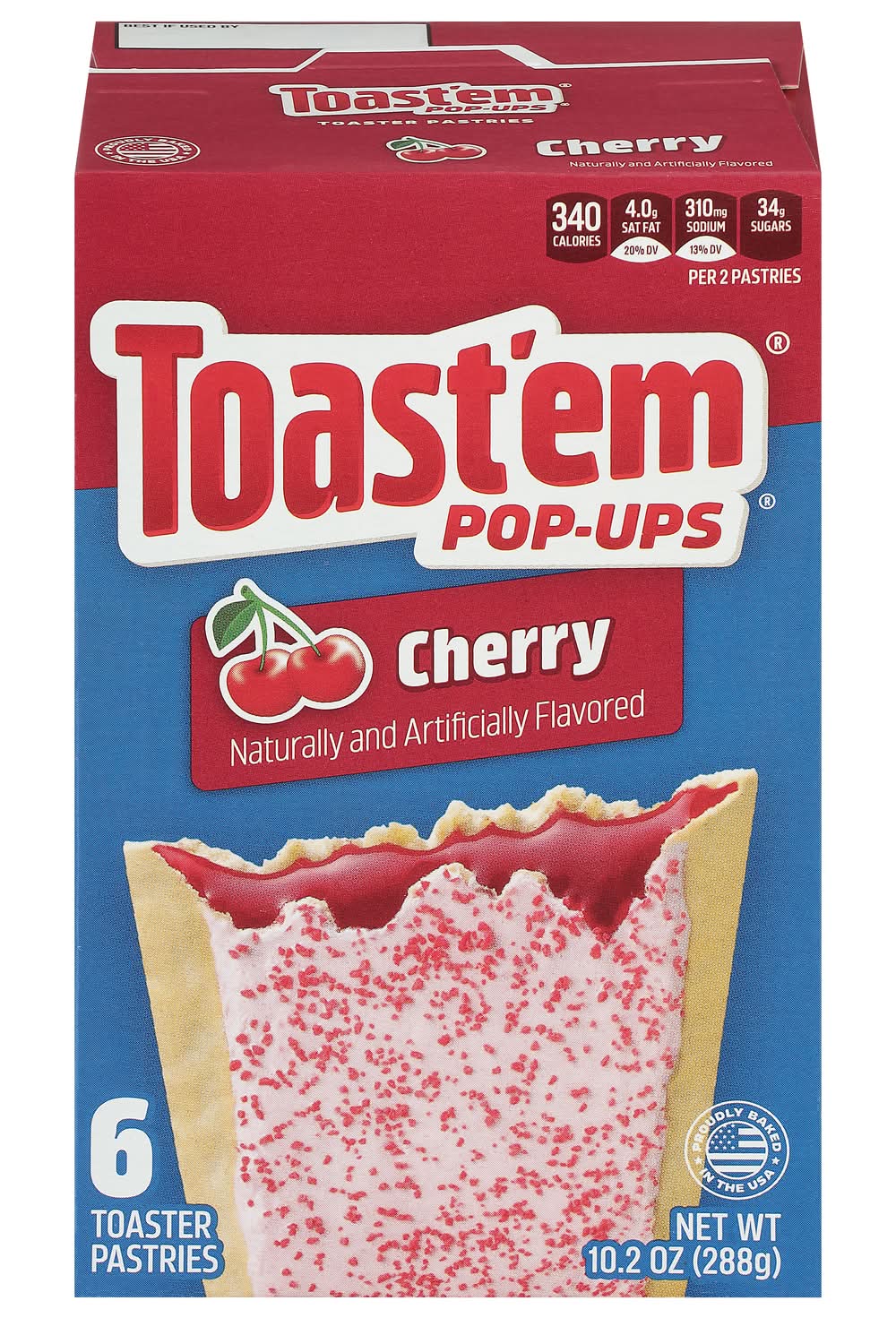 Toast'em Pop-Ups Cherry Toaster Pastries (10.2 oz)