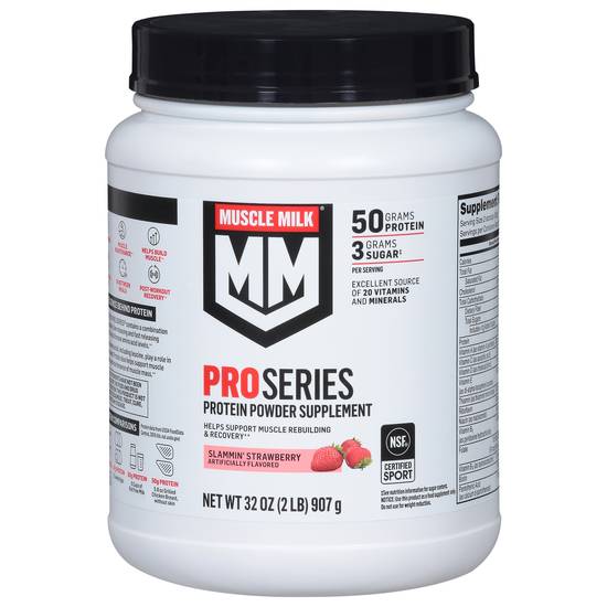 Muscle Milk Pro Series Protein Powder (strawberry)