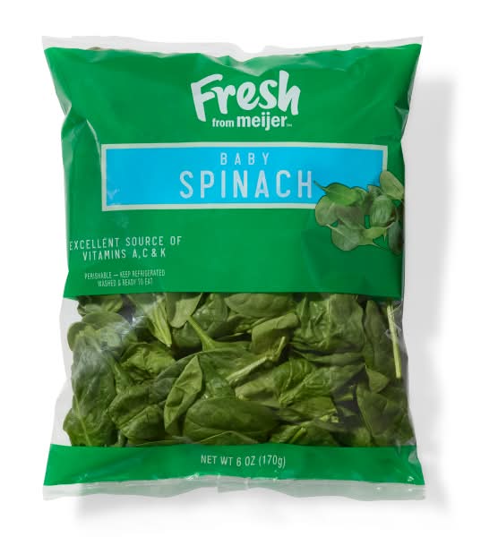 Fresh From Meijer Baby Spinach (6 oz)