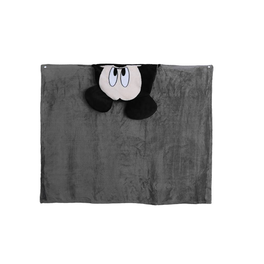 Manta Con Capucha  Textil Gris 100x80 cm     Mickey Mouse Disney