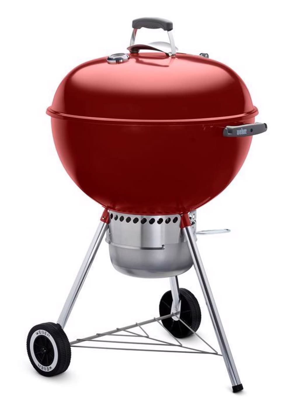 Weber 22 In. Original Kettle Premium Charcoal Grill Crimson