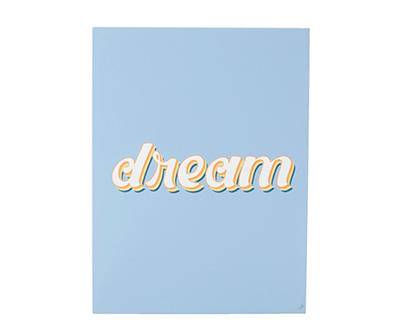 "Dream" Blue Box Plaque