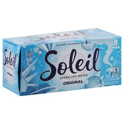 Soleil Sparkling Water Original (8ct, 12 floz)