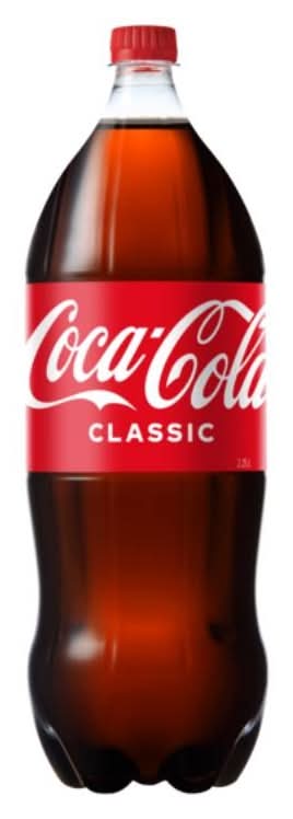 Coca-Cola Classic Soft Drink Bottle 2.25L