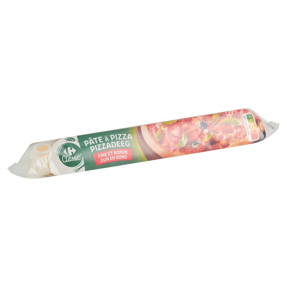 Carrefour Classic'' Pâte à Pizza Fine et Ronde 260 g