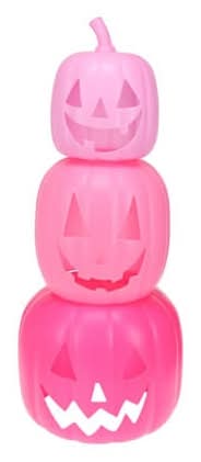 Stacked Pumpkin 3-Pack Pink Pumpkins