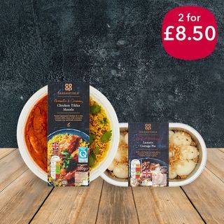2 for £8.50 Irresistible Ready Meals Deal