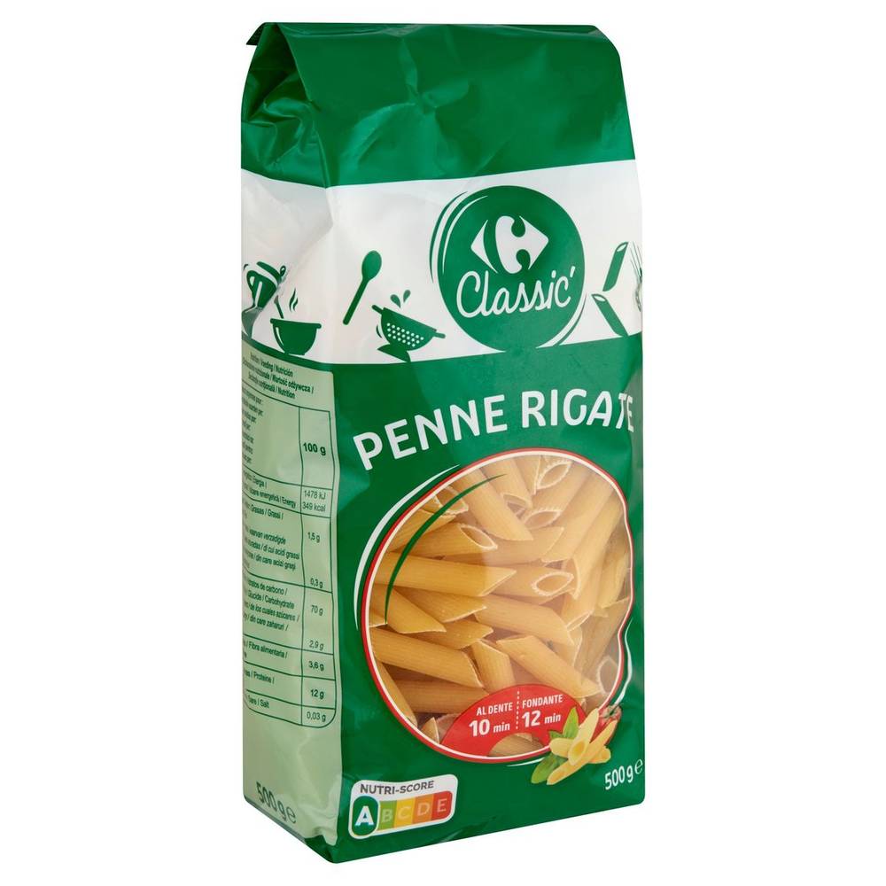 Carrefour Classic' Penne Rigate 500 g