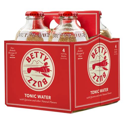 Betty Buzz Tonic Water ( 4 ct, 9 fl oz)