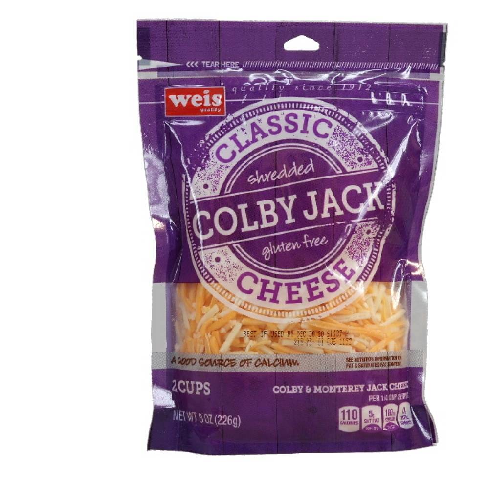 Weis Colby Jack Shredded Cheese (8 oz)