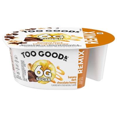 Too Good Mixin Banana W/Chocolate Almonds Yogurt 4.5Oz