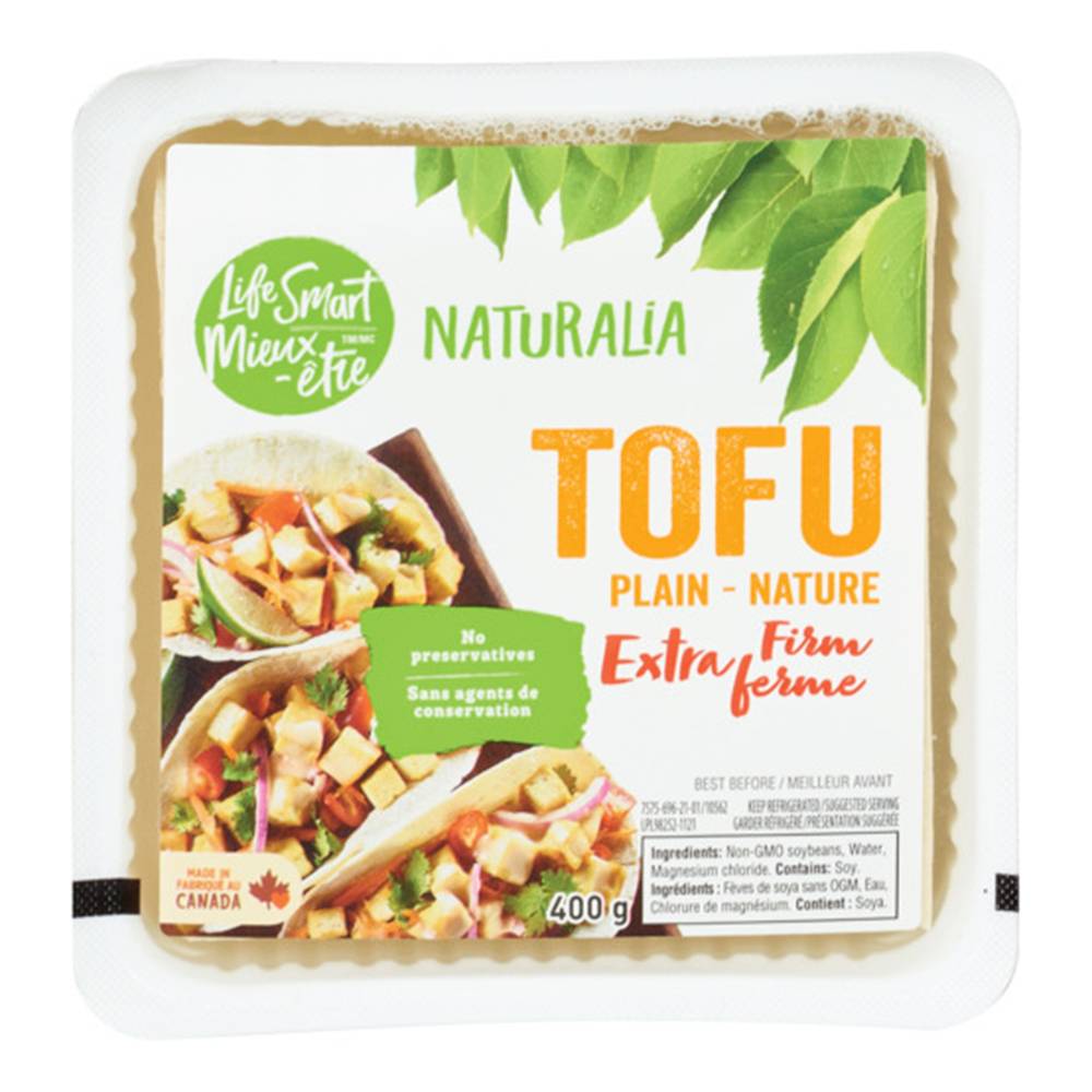 Mieux-Être Tofu nature extra ferme (400 g) - Extra Firm Plain Tofu (400 g)