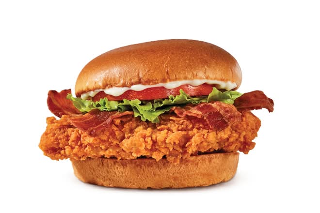 BLT Hand-Breaded Chicken Sandwich