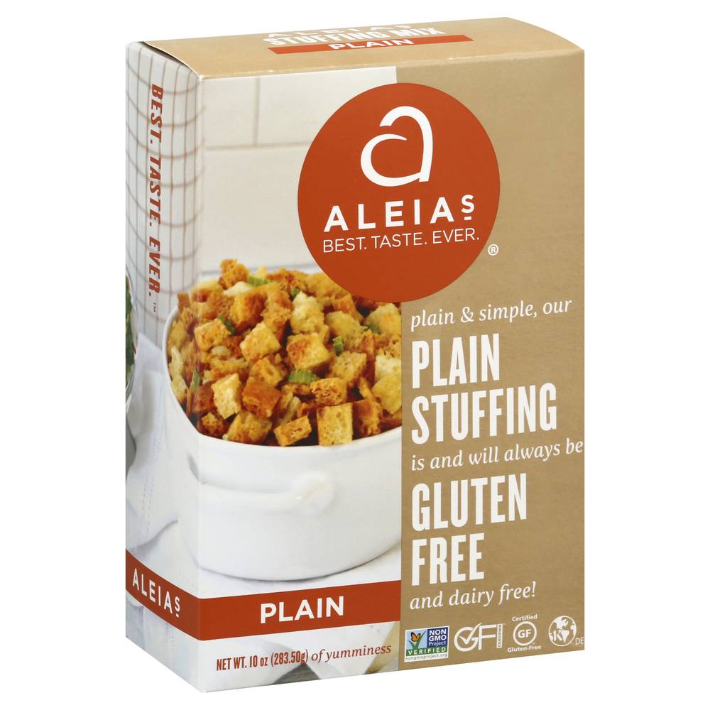 Aleia's Gluten & Dairy Free Plain Stuffing Mix (10 oz)