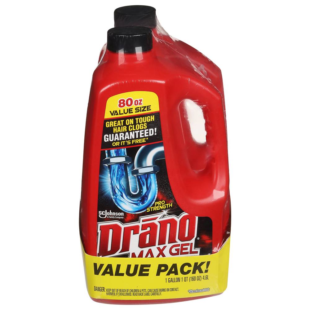 Drano Max Gel Clog Remover (10 lbs)