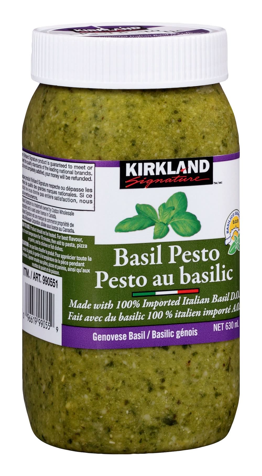 Pesto Basilic Italien Ks E15 / Kirkland Signature Basil Pesto (630 ml)