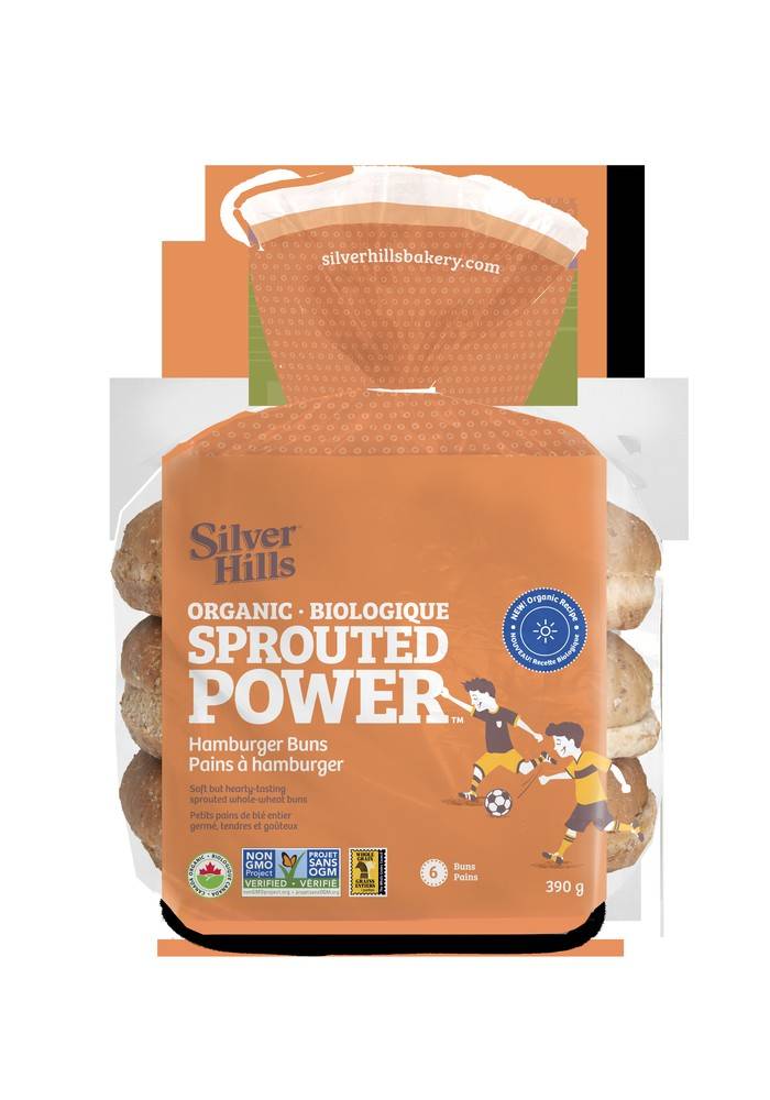 Silver Hills Organic Sprouted Hamburger Buns Delivery Near Me Order