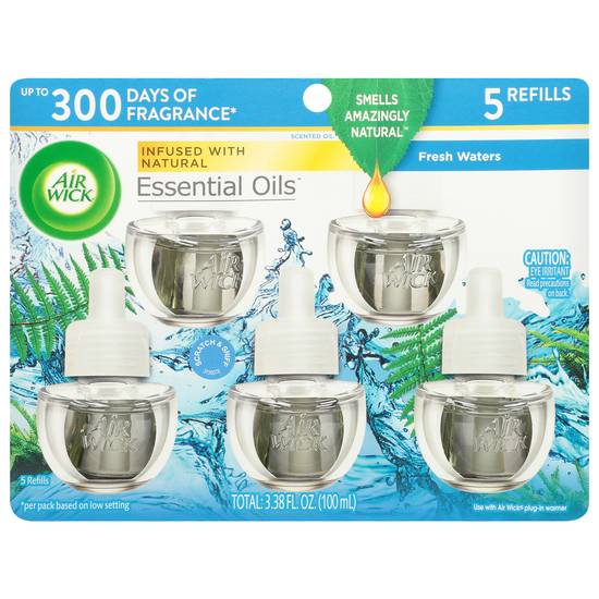 Air Wick Fresh Waters Essential Oils Refills (5 ct)
